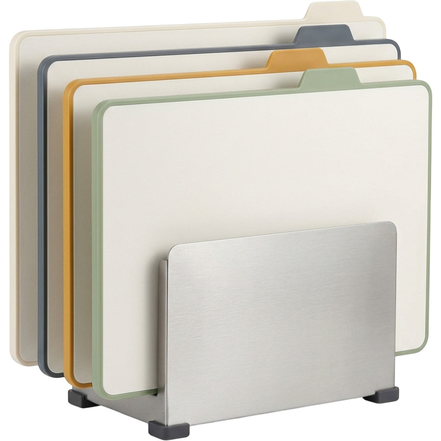 Ldeafyl Indexed Cutting Boards with Stainless Stand Set of 4