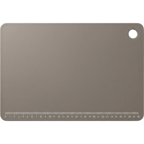 Ldeafyl Synthetic Rubber Cutting Board 40 x 25 cm Warm Gray Ruler - Product view