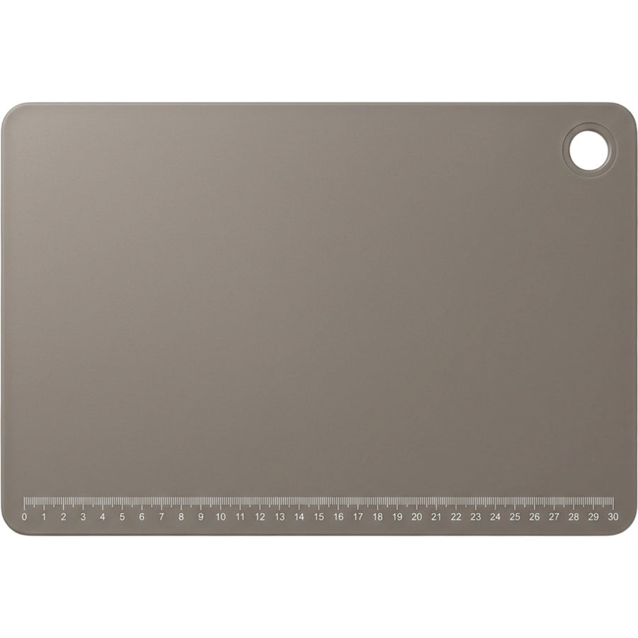 Ldeafyl Synthetic Rubber Cutting Board 40 x 25 cm Warm Gray Ruler